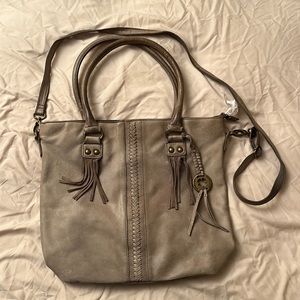 Lucky Leather handbag convertible crossbody bag
